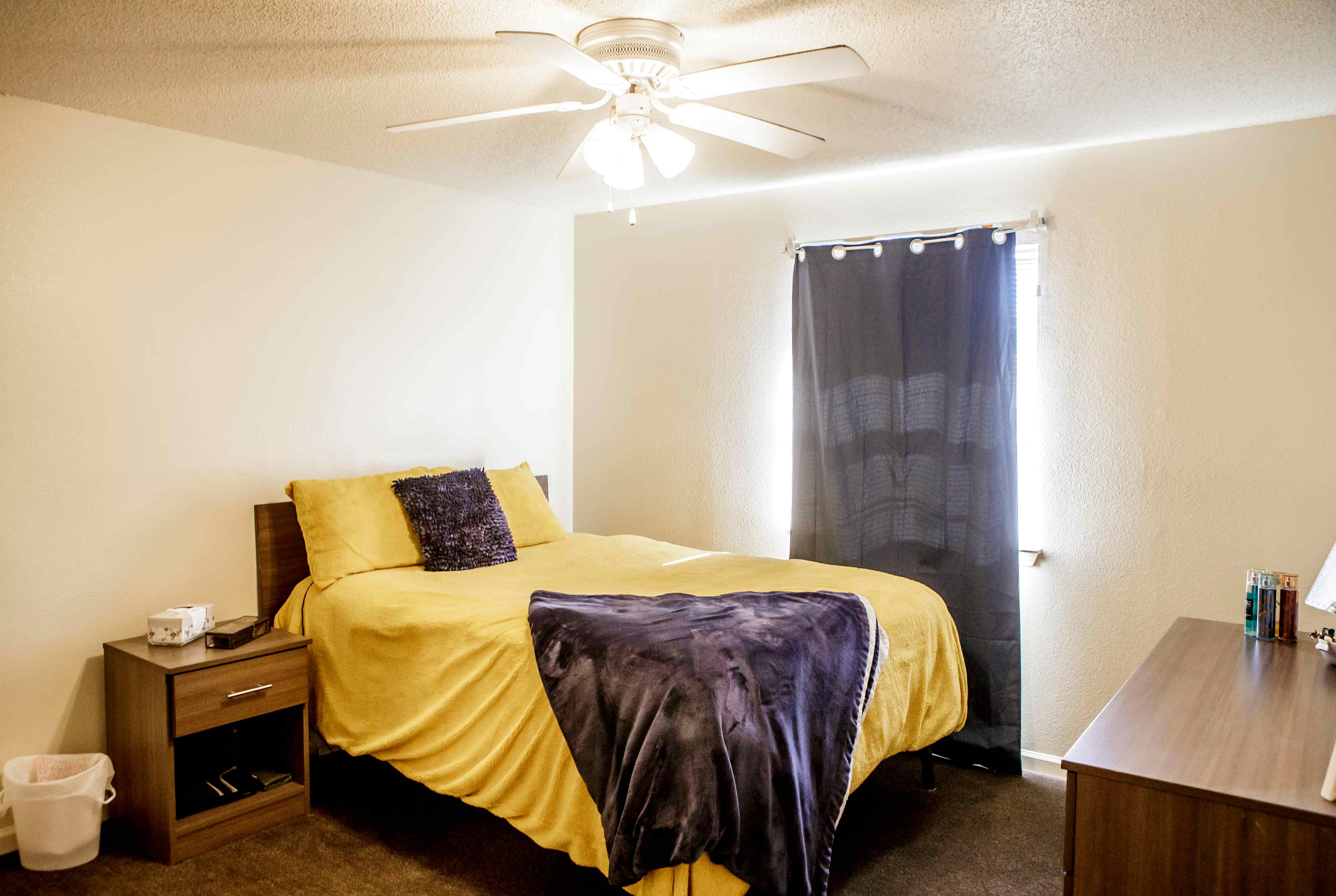 Young Hall bedroom